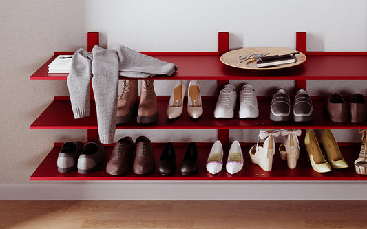 Lowboard 6 Böden 160 x 57,5 x 32 cm