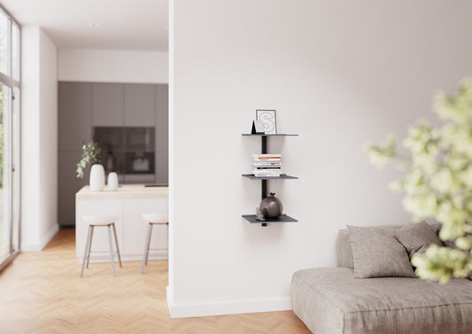 Wandregal Mini 87,5 x 40 cm 3 Böden