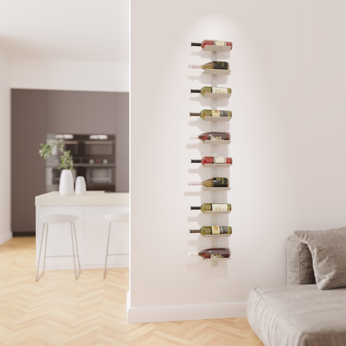Weinregal Vino 175 cm 10 Flaschenhalter