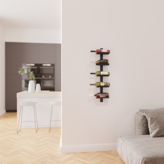 Weinregal Vino 87,5 cm 5 Flaschenhalter
